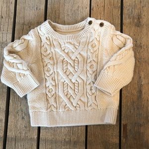 Cream fisherman sweater